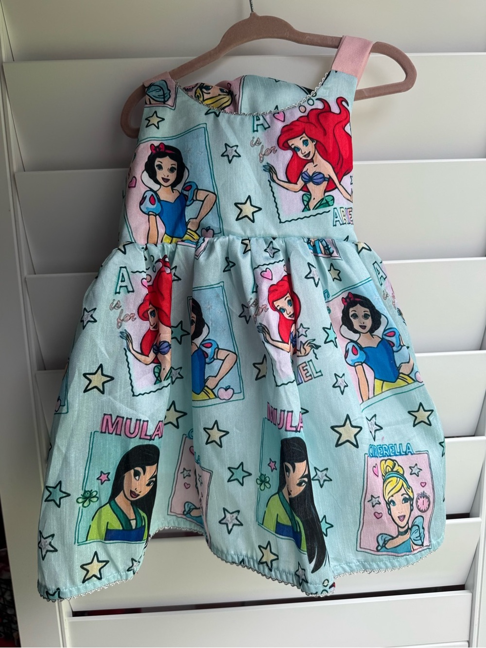 Girls' Disney Princess Light Blue Character Dress